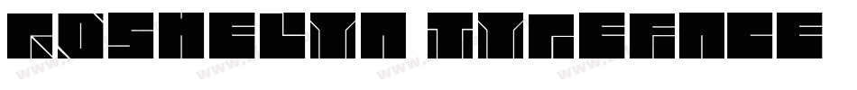 Roshelyn Typeface字体转换